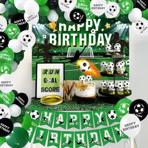 LaVenty Football Party Supplies Fußball Geburtstagsfeier Dekorationen Jungen Sportthema Geburtstag Dekoration LaVenty Football Party Supplies Fußball Geburtstagsfeier Dekorationen Jungen Sportthema Geburtstag Dekoration von LaVenty