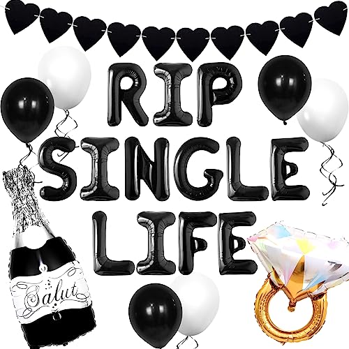 LaVenty Rip To My Single Life Dekoration Ballon Feier Party Dekoration von LaVenty