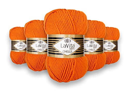 LaVita Yarn CHELLS Handstrickgarn Wolle (9554) von LaVita Yarn