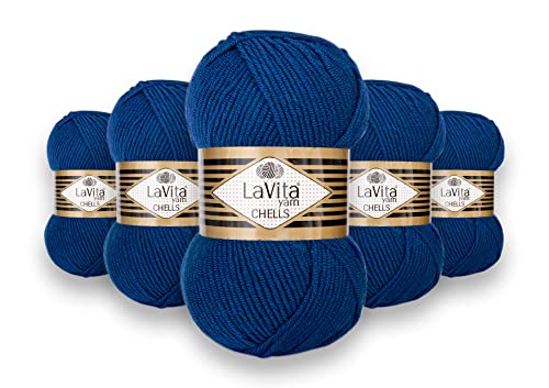 LaVita Yarn CHELLS Handstrickgarn Wolle (9778) von LaVita Yarn