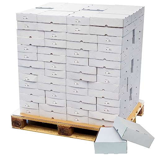 Labelident Laseretiketten selbstklebend auf DIN A4 Bogen - 210 x 148 mm - 140.000 Versandetiketten auf Palette, DHL, DPD, Fedex, GLS, Hermes, UPS, matt, 140 Packung Papier Laserdrucker Etiketten von Labelident