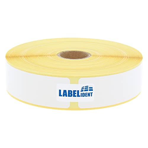 Labelident 25,4 x 76,2 mm, formatgleich mit Zebra 3007207-930 Thermodirekt-Etiketten auf 1 Zoll (25,4 mm) Rolle von Labelident