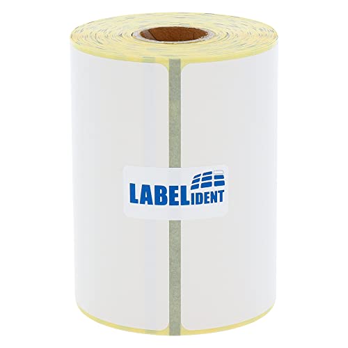 Labelident Thermo-Top Papier 76,2 x 44,45 mm, formatgleich mit Zebra 3003075-350 Thermodirekt-Etiketten auf 0,75 Zoll (19 mm) Rolle von Labelident