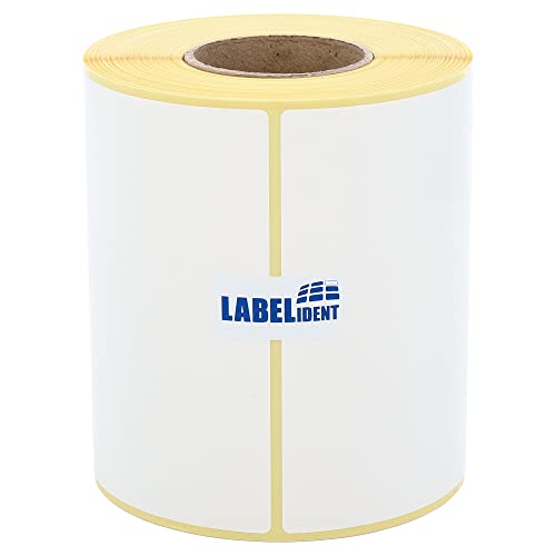 Labelident Versandetiketten DHL, DPD, Fedex, GLS, Hermes, UPS - 100 x 150 mm - 250 BPA-freie Thermo-Eco Papier Etiketten auf 1 Rolle(n), 1,57 Zoll (40 mm), Thermodirekt selbstklebend, Trägerperfo. von Labelident