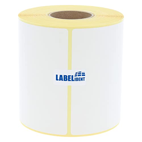 Labelident Versandetiketten DHL, DPD, Fedex, GLS, Hermes, UPS - 101,6 x 152,4 mm - 320 BPA-freie Thermo-Eco Papier Etiketten auf 1 Rolle(n), 1,57 Zoll (40 mm), Thermodirekt selbstklebend, Trägerperfo. von Labelident