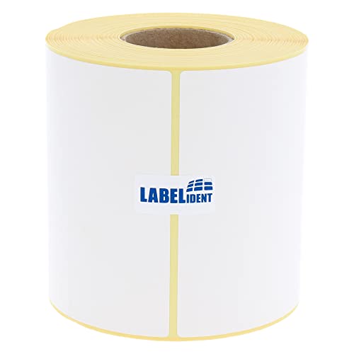 Labelident Versandetiketten DHL, DPD, Fedex, GLS, Hermes, UPS - 101,6 x 210 mm - 250 BPA-freie Thermo Eco Versandetiketten auf 1 Rolle(n), 1,57 Zoll Kern, Thermodirekt selbstklebend von Labelident