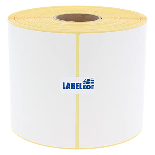 Labelident Versandetiketten DHL, DPD, Fedex, GLS, Hermes, UPS - 101,6 x 210 mm - 420 BPA-freie Thermo-Eco Papier Etiketten auf 1 Rolle(n), 1,57 Zoll (40 mm), Thermodirekt selbstklebend, Trägerperfo. von Labelident