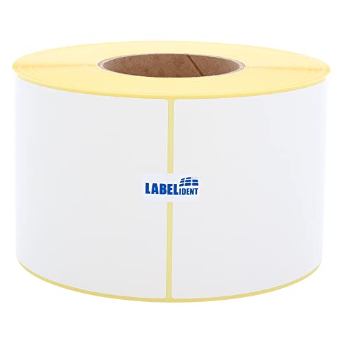 Labelident Versandetiketten DHL, DPD, Fedex, GLS, Hermes, UPS - 105 x 148 mm - 1.200 BPA-freie Thermo-Eco Papier Etiketten auf 1 Rolle(n), 3 Zoll (76,2 mm), Thermodirekt selbstklebend, Trägerperfo. von Labelident