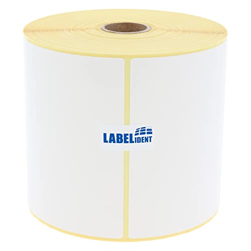 Labelident Versandetiketten DHL, DPD, Fedex, GLS, Hermes, UPS - 105 x 148 mm - 350 BPA-freie Thermo-Eco Papier Etiketten auf 1 Rolle(n), 1 Zoll (25,4 mm), Thermodirekt selbstklebend, Trägerperfo. von Labelident