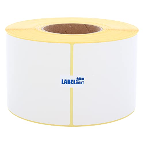 Labelident Versandetiketten DHL, DPD, Fedex, GLS, UPS - 101,6 x 152,4 mm - 950 BPA-freie Thermo-Eco Papier Etiketten auf 1 Rolle(n), 3 Zoll (76,2 mm), Thermodirekt selbstklebend, Trägerperfo. von Labelident