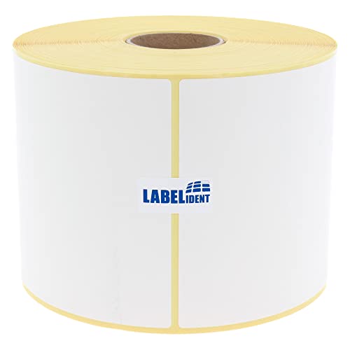 Labelident Versandetiketten DHL, DPD, Fedex, GLS, Hermes, UPS - 105 x 148 mm - 750 BPA-freie Thermo-Eco Papier Etiketten auf 1 Rolle(n), 1,57 Zoll (40 mm), Thermodirekt selbstklebend, Trägerperfo. von Labelident