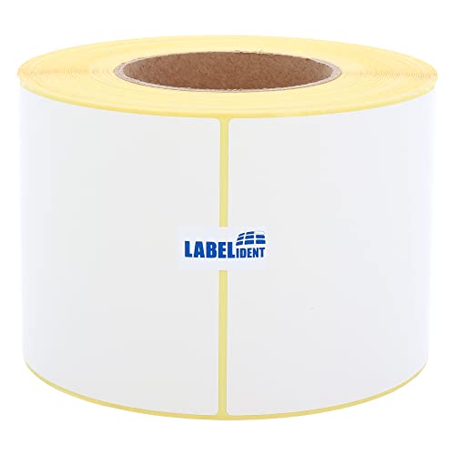 Labelident Versandetiketten DHL - 103 x 199 mm - 900 BPA-freie Thermo-Eco Papier Etiketten auf 1 Rolle(n), 3 Zoll (76,2 mm), Thermodirekt selbstklebend, Trägerperfo. von Labelident