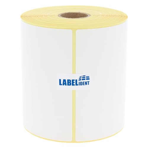 Labelident Versandetiketten DHL - 103 x 199 mm - 250 BPA-freie Thermo Eco Versandetiketten auf 1 Rolle(n), 1 Zoll Kern, Thermodirekt selbstklebend, Trägerperfo. von Labelident