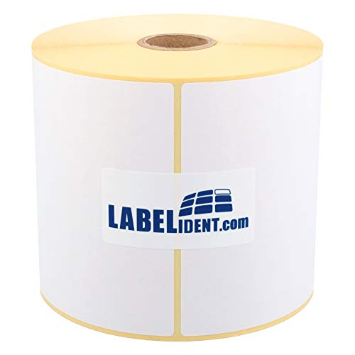 Labelident Versandetiketten DHL - 103 x 199 mm - 250 BPA-freie Thermo-Top Papier Etiketten auf 1 Rolle(n), 1 Zoll (25,4 mm), Thermodirekt selbstklebend, Trägerperfo. von Labelident