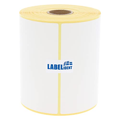 Labelident Versandetiketten DPD - 104 x 150 mm - 200 BPA-freie Thermo-Eco Papier Etiketten auf 1 Rolle(n), 1 Zoll (25,4 mm), Thermodirekt selbstklebend, Trägerperfo. von Labelident