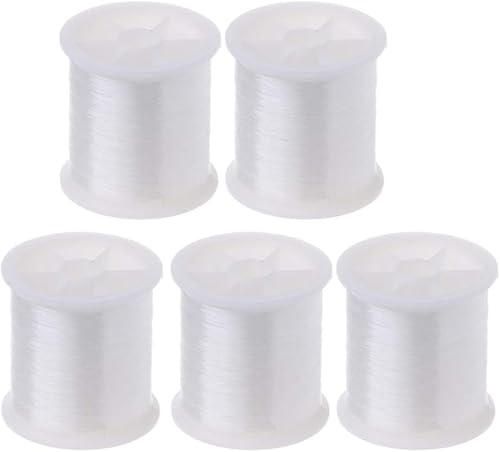 1 x 100 m/Rolle, transparentes Nähgarn, durchsichtig, unsichtbarer Faden, Nylon-Monofilament-Linie für Schmuck, Perlen, Quilten, Nähgarn, Nähgarn, Garn von Labriciyon