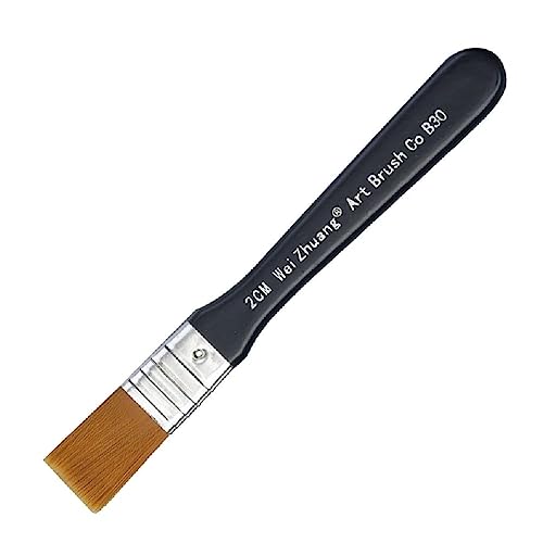 Labstandard 1/7Pcs Flache Pinsel Trim Pinsel Fleck Reiniger Pinsel FüR Die Anwendung Gesso Acryl Farbe ÖLgemäLde Aquarell von Labstandard