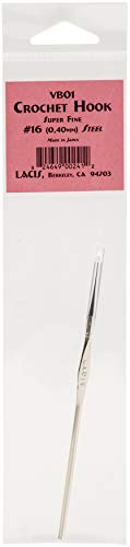 Lacis Steel Crochet Hook-Super Fine .4mm von Lacis