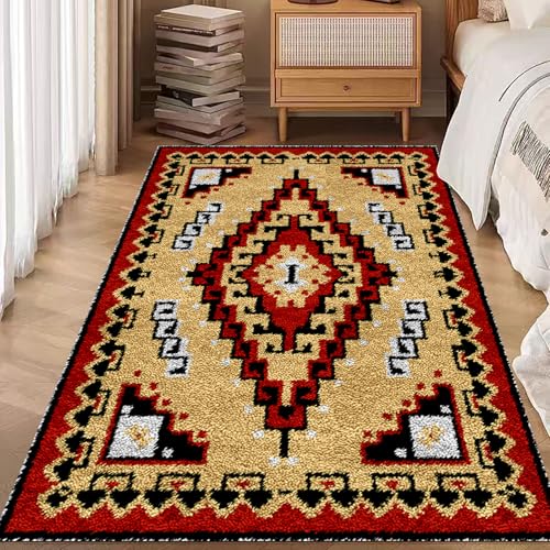 75 x 110 cm Knüpfteppich Knüpf-Sets Zum Selber Groß Knüpfen für Erwachsene Latch Hook Kit DIY Knüpfset Häkelteppich Handwerk DIY Teppich Handarbeit Selbst Knüpfen Set 75 x 110 cm Knüpfteppich Knüpf-Sets Zum Selber Groß Knüpfen für Erwachsene Latch Hook Kit DIY Knüpfset Häkelteppich Handwerk DIY Teppich Handarbeit Selbst Knüpfen Set von Laegnfho