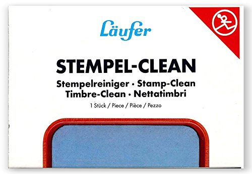 Läufer 80050 Stempel-Clean, Stempelreiniger für Gummi- Kunststoff- und Metallstempel, 16,6 x 11,2 x 2,7 cm von Läufer