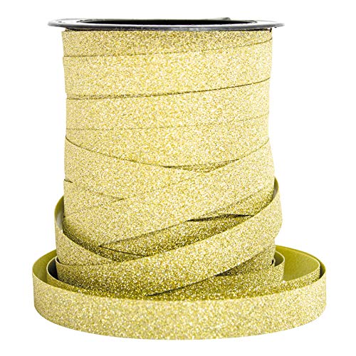 RIBBON GLITTER GOLD 8MMX10M von Lagerhaus