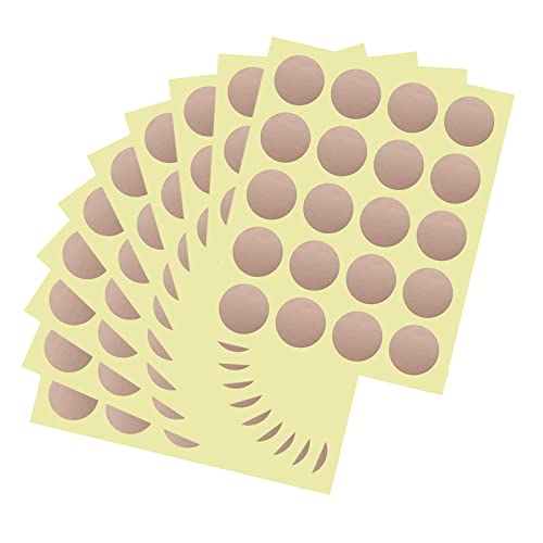 Wandtattoo Punkte Roségold,200 pcs Herausnehmbarer Dots Wandaufkleber Wandsticker Punkte Aufkleber Wanddeko,fur Babyzimmer Kinderzimmer Kindergarten Mädchen Schlafzimmer und Dekoration,5cm von Lahviuu