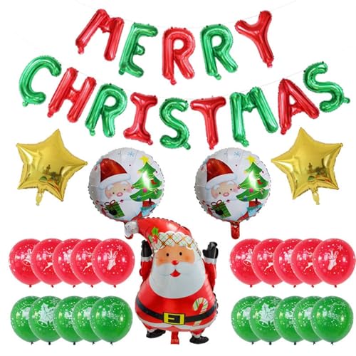 1 Set Frohe Weihnachten Folie Ballon Santa Claus SnowmanTheme Party Hause Neue Jahr 2024 Dekoration Kinder Geschenke Liefert von LaiYN