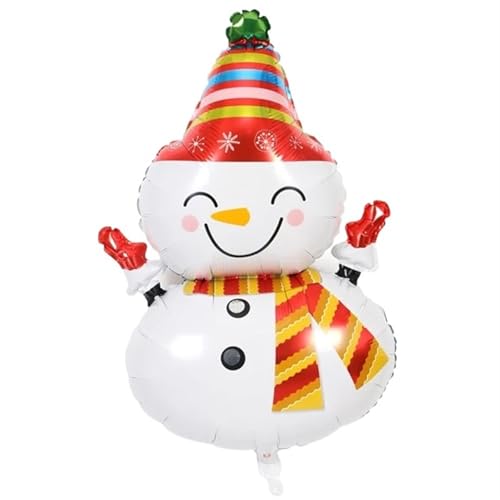 100 * 50cm Weihnachten Ballon Aluminium Ballons Hochzeit Ballon for Weihnachten Party Ballons Santa Claus Schneemann Hause Dekoration(Snowman) von LaiYN