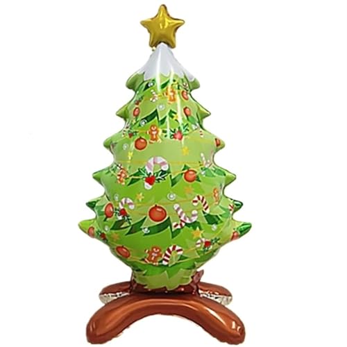 1pc 4D Stehender Weihnachtsbaum Aluminiumfolie Ballon for Weihnachtsfeier, Weihnachtsbaum Urlaub Dekoration Requisiten Ballon.(Christmas tree) von LaiYN