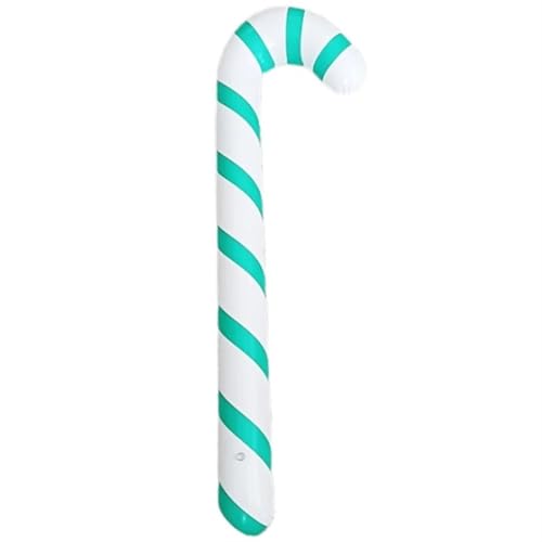 90 Cm Aufblasbarer Weihnachtsrohr-Ballon, Frohe Weihnachtsdekorationen For Zuhause, Weihnachtsornamente, Outdoor-Dekoration,Geschenke(Green Stripes) von LaiYN