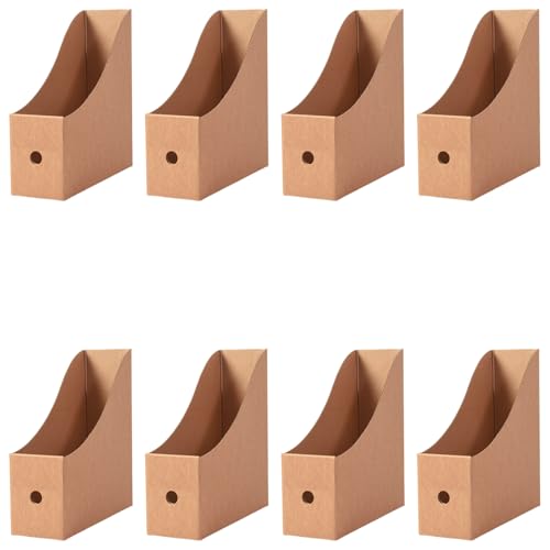 8 Stück Akten-Aufbewahrungsbox, Schreibtisch-Organizer, Pappbox, Aktenhalter, Dokumenten-Organizer, Box, Bürobedarf 8 Stück Akten-Aufbewahrungsbox, Schreibtisch-Organizer, Pappbox, Aktenhalter, Dokumenten-Organizer, Box, Bürobedarf von Laikoutd