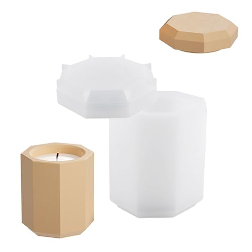 Oktagon Kerzenbecher Schimmel Duft Kerze Silikon Schimmel Vase Aufbewahrungsglas Zement Gips Potterie Schimmel Betonherstellung Schmuckzubehör Zuzulegen Oktagon Kerzenbecher Schimmel Duft Kerze Silikon Schimmel Vase Aufbewahrungsglas Zement Gips Potterie Schimmel Betonherstellung Schmuckzubehör Zuzulegen von Laikoutd