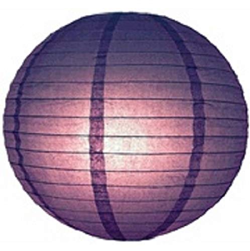 5 x Lampion schwer entflammbar violett 45 cm von Lampion-Lampionnen