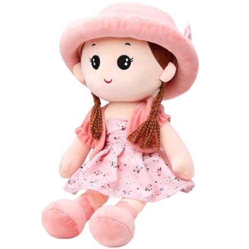 Lamppdcor Puppen für Mädchen Babypuppe 14 '' umarmt Ragdoll lebensechte Lebensdicke Babypuppe Interaktive Spielzeug Babypuppe mit abnehmbaren Kleidung und Hut Geburtstag Geschenk für Mädchen von Lamppdcor