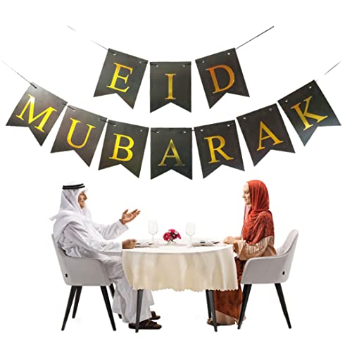 Lamppdcor Ramadan Banner Eid Mubarak Banner Ramadan Dekorationen Bunting Flags Muslim Islamic Ramadan Party Supplies Style 1 1 von Lamppdcor