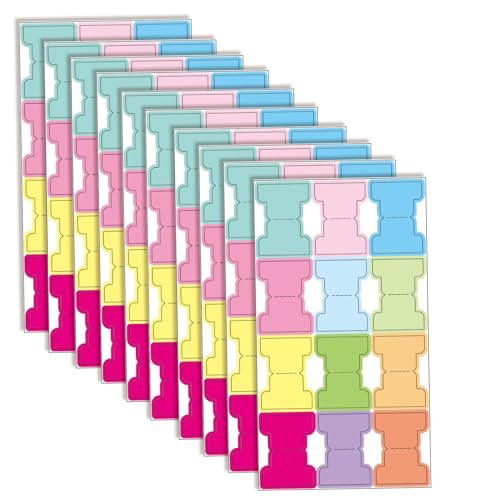 Registerkarte "laminierte Bibel Tabs Bibel", 120pcs/10 Blätter laminierte Bibelbuch Tabs, Leerzeichen für biblische Etiketten, einfach zu lesen und anwenden Bibelstabs für Frauen und Männer Geschenke von Lamppdcor