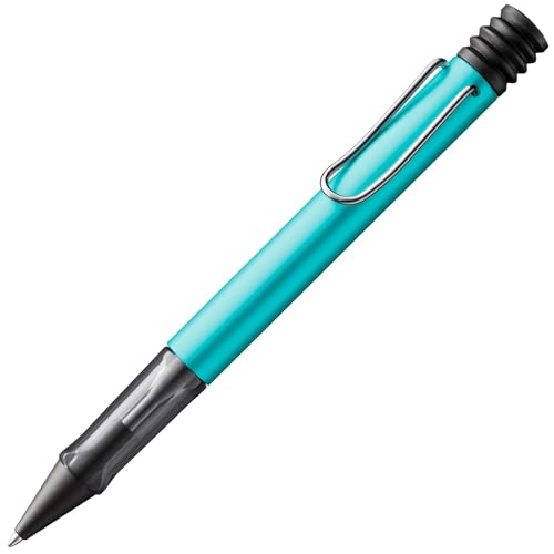 Lamy AL-star turmaline Kugelschreiber - leichter Kuli mit transparenten, ergonomischen Griff & Gehäuse aus Aluminium - inkl. Großraummine M 16 in schwarz von Lamy