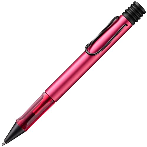 LAMY AL-star fiery Kugelschreiber - leichter Kuli mit transparenten, ergonomischen Griff & Gehäuse aus Aluminium - inkl. Großraummine M 16 in schwarz von Lamy