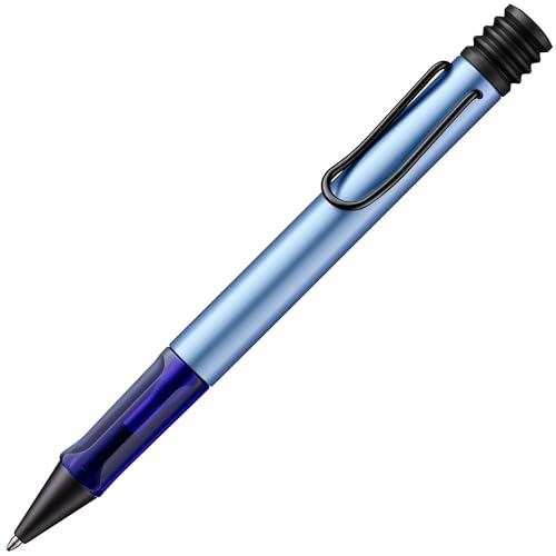 LAMY AL-star aquatic Kugelschreiber - leichter Kuli mit transparenten, ergonomischen Griff & Gehäuse aus Aluminium - inkl. Großraummine M 16 in schwarz von Lamy