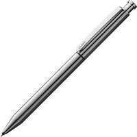 LAMY Kugelschreiber st twin pen Multifunktionsstift silber, Schreibfarbe: schwarz, 1 St. von Lamy