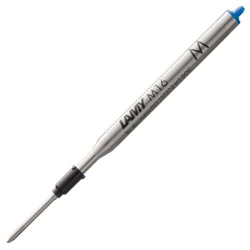 LAMY FH00152 M 16 Mine 801 – Kugelschreiber-Mine aus Metall in der Farbe Blau – Strichbreite M von Lamy