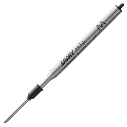 LAMY M 16 Mine 801 – Kugelschreiber-Mine aus Metall in der Farbe Schwarz – Strichbreite M von Lamy