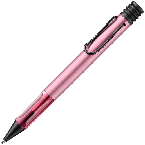 Lamy AL-star autumn pink Kugelschreiber - leichter Kuli mit transparenten, ergonomischen Griff & Gehäuse aus Aluminium - inkl. Großraummine M 16 in schwarz von Lamy