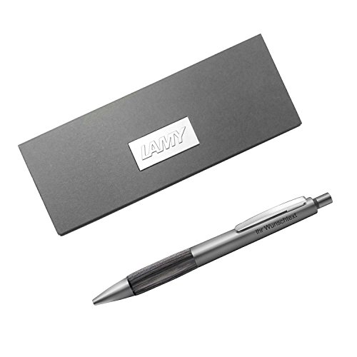 Lamy Kugelschreiber accent Al KW Modell 296, inkl. Gravur, Farbe Aluminium/Holz von Lamy