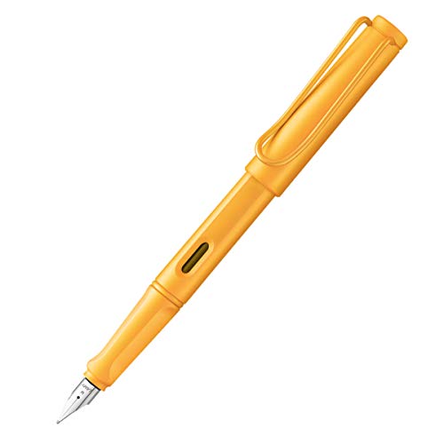 Lamy L21MANEF Safari Kunststoff-Füllfederhalter, Mango, extra fein von Lamy