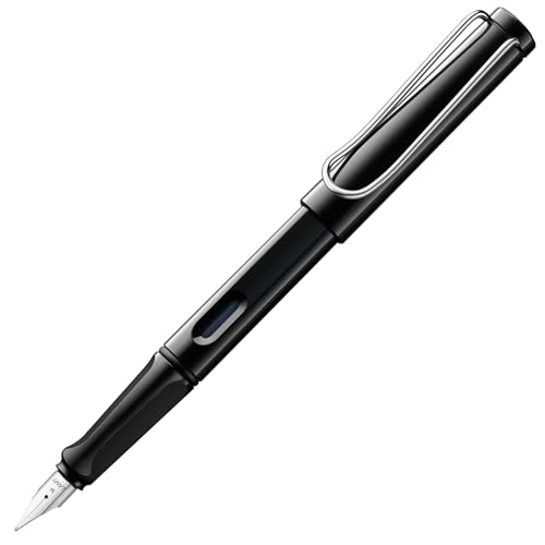 Lamy Safari Füllfederhalter, elegantes Design, coole Stifte, tolle Stifte für glattes Schreiben, Journaling und Kalligraphie, für Linkshänder, Anthrazit von Lamy
