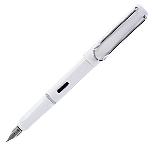 Lamy Safari Füllfederhalter, feine Feder, L19-WE-F, Weiß von Lamy