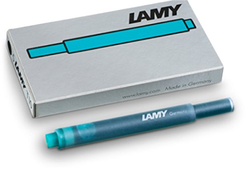 Lamy T10 Tintenpatronen Füllfederhalter Patronen (T10 Großraum Türkis, 10er Pack) von Lamy