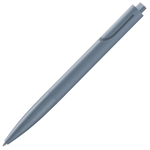 Lamy noto blue Kugelschreiber - puristischer Kuli mit Gehäuse aus Kunststoff in Dreiecksform - Clip entsteht aus der Gehäusekontur - inkl. Großraummine M 16 in Strichbreite M in schwarz von Lamy