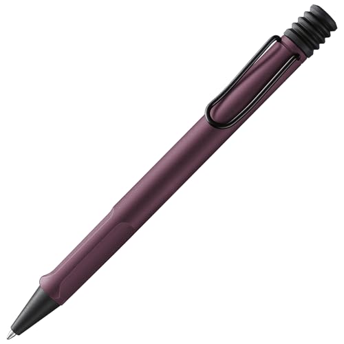 Lamy safari scarlet Kugelschreiber - zeitlos klassicher Kuli mit ergonomischem Griff & robustem ASA-Kunststoff - inkl. Großraummine M 16 in Strichbreite M in schwarz von Lamy